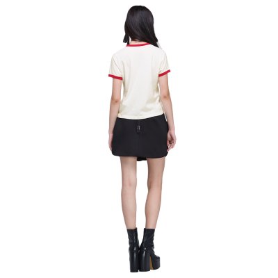 THE MARC LOGO RINGER FEMME TEE